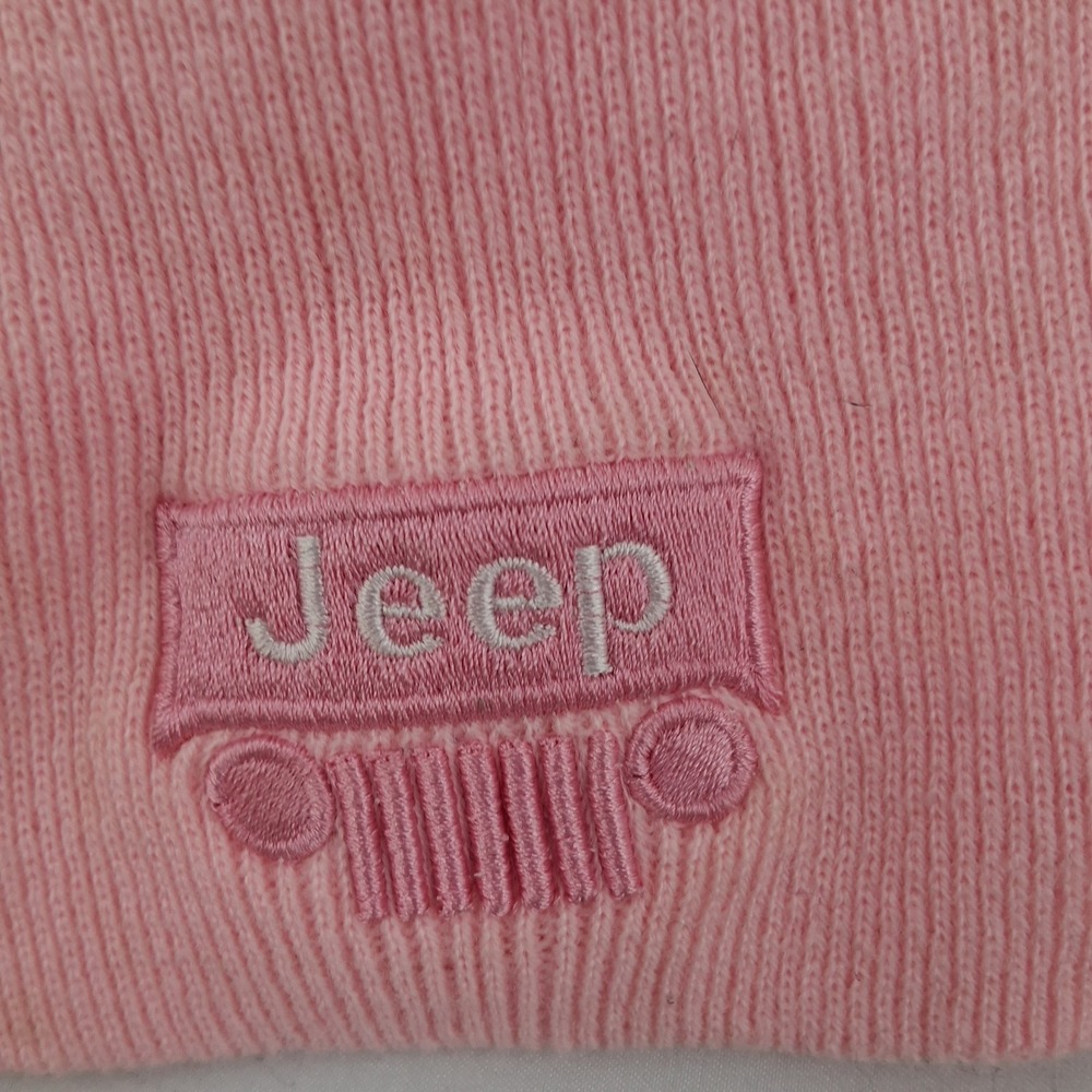 Lot of 3 Beanies Womens Moon Shadow Jeep Pink Cream Winter Hats - Picture 14 of 16